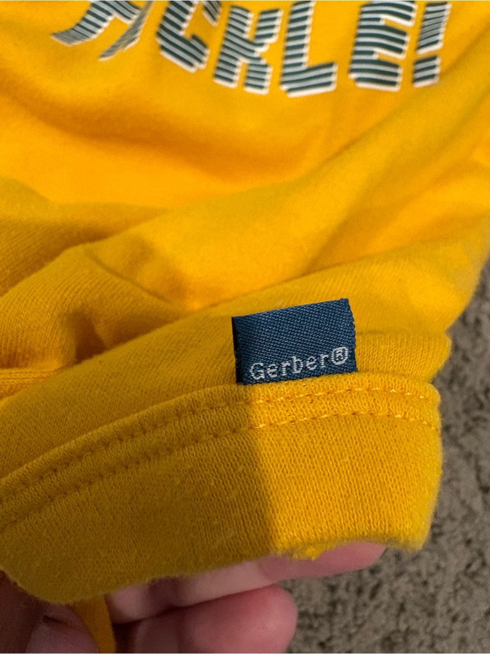 Green Bay Packers Infant Onesies and Sleepers Set of 3 6-12 Months - Picture 6 of 16